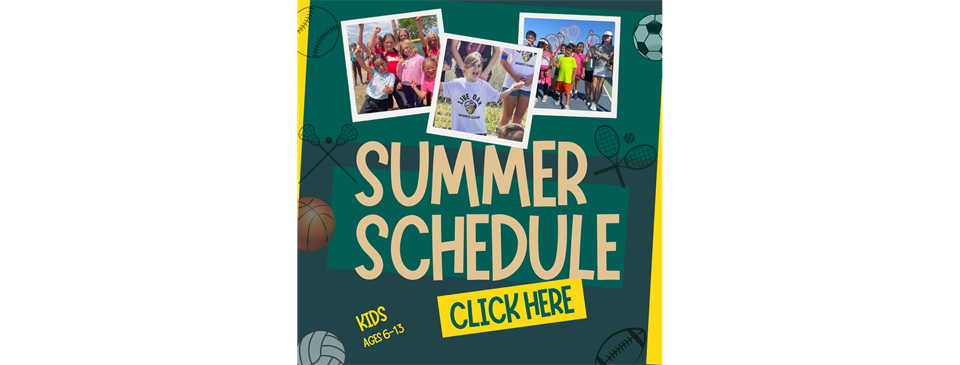 Summer 2026 Schedule